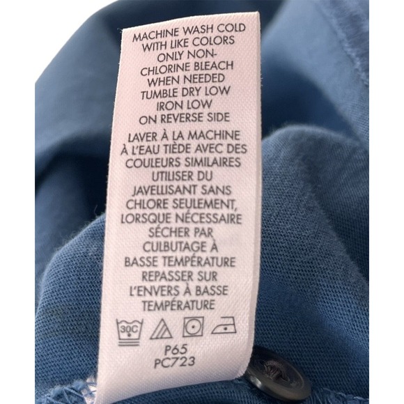 Calvin Klein Slim Fit Coupe Polo Shirt Button Short Sleeves Size SMALL S/P - Picture 4 of 7